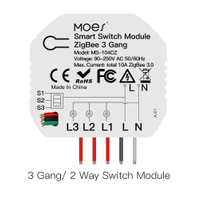 3 Gang Hidden ZIGBEE 3.0 Switch Modul Mini Hidden Type